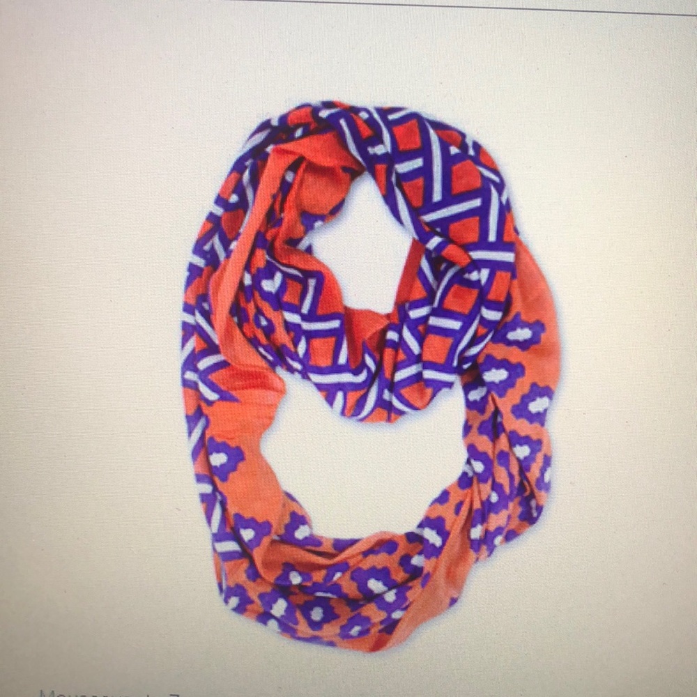 Mud Pie Gameday Double-Sided Infinity Scarf